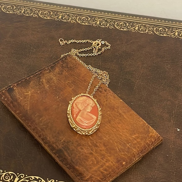 Sarah Coventry Jewelry - Vintage Sarah Coventry Cameo Necklace Brooch Combo